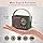 Dosmix Retro Bluetooth Speaker, Vintage Decor Mini Wireless Speaker, Cute Portable Small Speaker for Bedroom Desk Kitchen Office, Old Fashion Style Room Decor Speaker, Gift for Women Men Girls(Green)