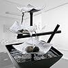 Homedics Tabletop Water Fountain, Home Décor Soothing Sound Machine - Automatic Pump, Deep Basin & Natural River Rocks. Indoor Zen Relaxation for Office, Living Room, or Bedroom, 8.25” Tall