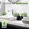 Der Rose Graduation Gifts 4 Pack Fake Plants Mini Artificial Greenery Potted Plants for Home Decor Indoor Office Table Room Farmhouse Bathroom Decor
