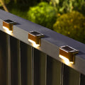 SOLPEX 16-Pack Waterproof Solar LED Deck and Step Lights for Outdoor Stairs, Fence, and Patio