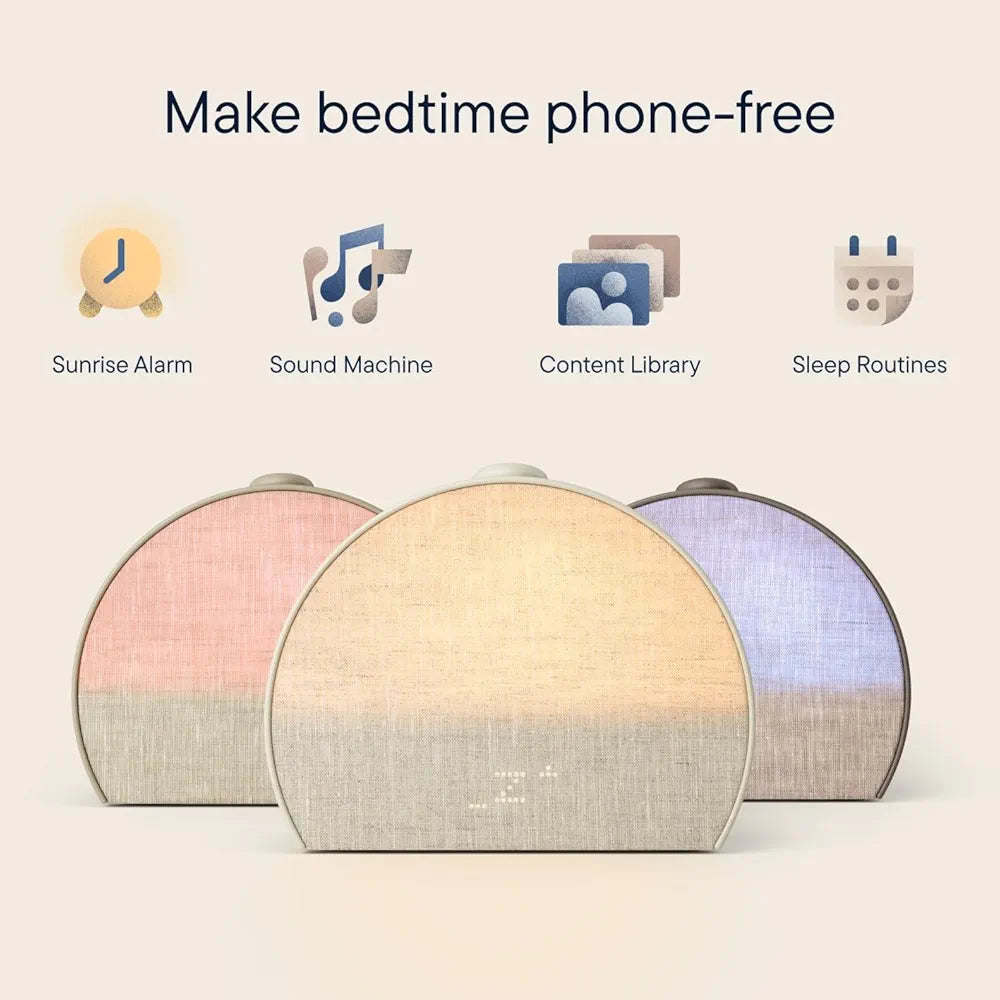Hatch Restore 3 Sunrise Alarm Clock, Sound Machine, Smart Light  - White Noise, Screen-Free Sleep Routine