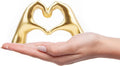 Modern Heart Hands Sculpture - Aesthetic Home Decor & Unique Gift