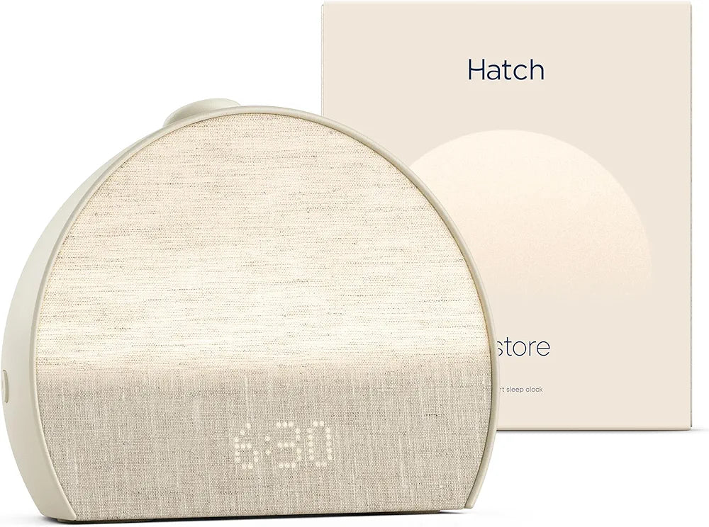 Hatch Restore 3 Sunrise Alarm Clock, Sound Machine, Smart Light  - White Noise, Screen-Free Sleep Routine